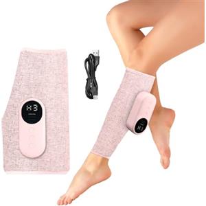 AOGOE Massaggiatore per Gambe, Massaggiatore per Polpacci con 3 Modalità e 3 Intensità, Massaggiatrice Cordless Ricaricabile per Polpaccio e Caviglie, Rilassamento Muscolare, Regalo per Papà（1pcs）