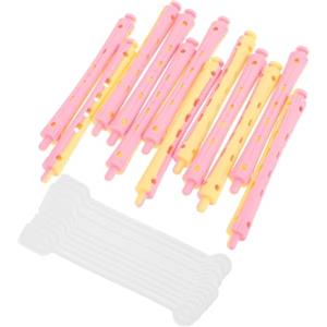 DOITOOL 12 Pezzi Arricciacapelli in Plastica Flessibile Per Capelli Da Donna, Portatili Per Permanente, Adatti a Capelli Lunghi e Corti