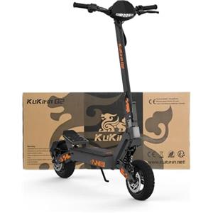 KuKirin G2 Monopattino Elettrico Adulti, 55km Autonomia, Pneumatici 10 Pollici, Doppio Freni a Disco, Sospensione, Display LCD, Piehevole per Città