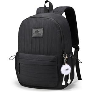 BAGZY Zaino da Donna Bagaglio a Mano 40x30x15 per British Airways 20L Piccolo Zaino da Viaggio Impermeabile 15.6 Pollici PC Portatile Zaini Casual Daypack Leggero Borsa da Cabina per Lavoro Nero