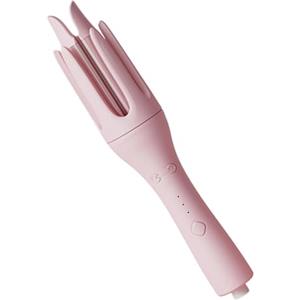 Generico Bigodino per capelli con rotazione automatica, bigodino per capelli automatico con ferro arricciacapelli - Ferro arricciacapelli con ioni negativi da 32 mm automatico,Bacchetta arricciacapelli rotante