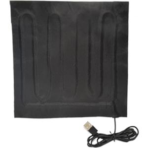 Genérico Coperta elettrica - Fibra di carbonio Grafene 30 x 30 x 6 cm | Maniglia riscaldante per auto con interfaccia USB | Coperte termiche | Coperta riscaldante portatile per auto, casa, viaggi, calore