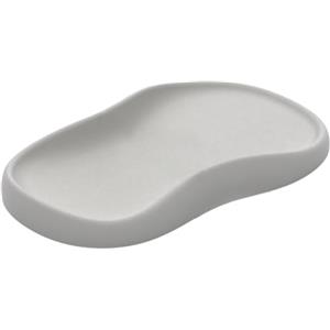 UBRAVOO Fasciatoio con cintura di sicurezza e ripiano porta-giochi, fasciatoio con cuneo anti-rotolamento, facile da pulire, impermeabile con bordi imbottiti rialzati (Grigio, Stile Normale)