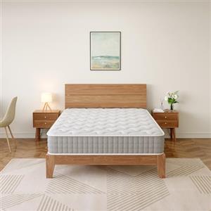 TEENO Materasso 120 x 190, Altezza 20 cm, Materasso Molle Insacchettate，Supporto Perfetto, Ergomico，Confortevole e Traspirante, Antiacaro, Anallergico e Antibatterico Materasso a una piazza e mezza