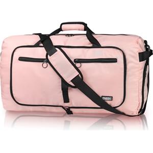 Fmeida 65L Borsone da Viaggio Unisex Adulto, Grande Borsone Palestra con Scomparto per Scarpe e Tracolla, Impermeabile Duffel Bag Borsa Sportivo