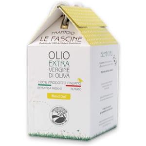 Le Fascine Delicato - Olio Extravergine Di Oliva Pugliese DELICATO 100% Italiano Estratto A Freddo 100% Prodotto Da Olive Provenzali (Peranzane) (Bag In Box da 3 Litri)