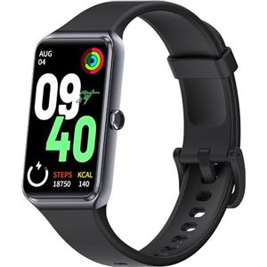 SANZEN Orologio Smartwatch Donna Uomo, 1,47'' Display Fitness Tracker, Smartwatch Pressione Sanguigna, Contapassi Polso Monitoraggio Della Frequenza Cardiaca, Smart Band Compatibile con Android e iOS (nero)