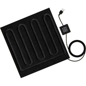 Genérico Coperta elettrica - Fibra di carbonio Grafene 30 x 30 x 6 cm | Maniglia riscaldante per auto con interfaccia USB | Coperte termiche | Coperta riscaldante portatile per auto, casa, viaggi, calore