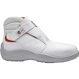 Base Protection Cromo Scarpa Antinfortunistica, da Uomo e Donna, Bianco/Arancione, Taglie 38