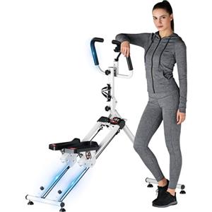 TODO Stepper Fitness Casa con 3 Modalità, Vertical Climber per l'esercizio Completo del Corpo, Stair Stepper pieghevole con LCD Monitor & Supporto per Cellulare, Pedali e Maniglie Regolabiliv