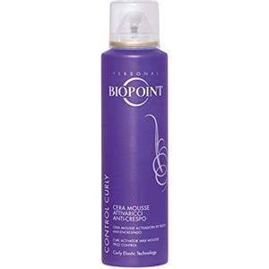 Biopoint Control Curly - Cera Mousse Spray Anticrespo, Definisce i Capelli Ricci, Fissaggio Medio Prolungato e Texture Leggera, Dona Brillantezza e Morbidezza, 150 ml