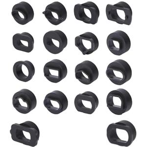 MOTOCOCHE 18 Pezzi Adattatore per Sabbiatrice Walnuss HTS558 Adattatore per Radiatori in Noce Compatibile con Vw, Volvo, GM, Toyota, Honda, Nissan, Trumpchi, BMW