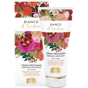 Helan Crema Profumata Bianco D'Ambra 200 ml - Idratante e Setificante per il Corpo con Fiori di Altea e Olio di Mandorle