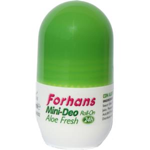 Forhans Mini Deodorante Roll-On Aloe Fresh 20ml - Senza Alcol, Dermatologicamente Testato, A Base di Aloe Vera