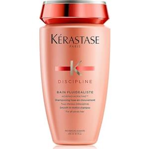 KERASTASE Kérastase, Discipline, Shampoo Lisciante & Anti-Crespo, Per Capelli Indisciplinati & Sensibilizzati, Senza Solfati, Bain Fluidéaliste, 250 ml