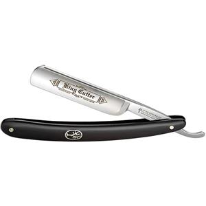 Boker Rasoio a Mano Libera King Cutter Black 5/8 con Lama in Acciaio al Carbonio e Manico Sintetico