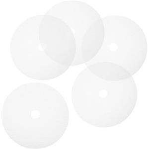 HOLIDYOYO Fogli Essiccatori in Silicone Alimentare 5 Pezzi, Tappetini Antiaderenti Rotondi 33 Cm Foro Centrale, Compatibili Essiccatori per Carne, Frutta e Verdura, Riutilizzabili