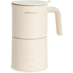 CREATE/MILK FROTHER STUDIO PRO/Montalatte elettrico bianco rotto/Lavabile in lavastoviglie, schermo touch, 4 programmi, sistema di sicurezza, 620ml, uso a freddo o a caldo, 450W