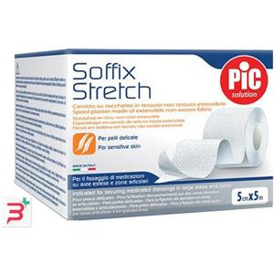 PIKDARE Cerotto Soffix Stretch 15x10 cm - Tessuto Non Tessuto Estensibile per Pelli Delicate e Zone Articolari