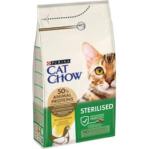 Purina Cat Chow Sterilised - Croccantini per gatti sterilizzati con pollo - 1,5 kg