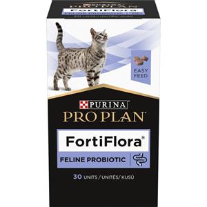 Purina Pro Plan FortiFlora - Alimento complementare probiotico masticabile per gatti e gattini - 30 tavolette