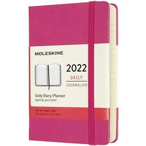 Moleskine 12-Month Daily Planner 2022, Daily Diary 2022, Hard Cover and Elastic