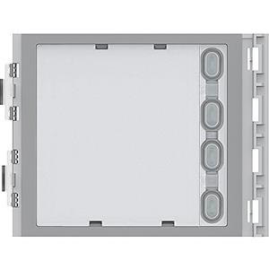 BTICINO 352000 Modulo Pulsanti Sfera 4 Tasti Colonna Singola, BUS 2 Fili SCS, Retroilluminazione Nomi, Compatibile Moduli Audio/Video, Installazione Modulare, -25°C/+70°C, Citofono/Videocitofono