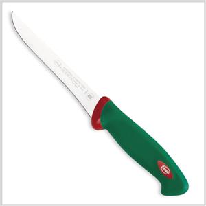 Sanelli Premana Coltello da Disosso 16 cm - Acciaio Inossidabile, Verde, Manico Ergonomico