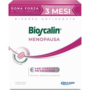 Giuliani Bioscalin Menopausa - Integratore per Capelli Forti e Voluminosi, 90 Compresse