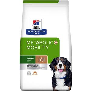 Hill's Prescription Diet Metabolic Mobility 10 Kg - Alimento Secco Dietetico per Cani con Pollo, Supporta la Salute Articolare e la Gestione del Peso
