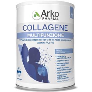 ArkoPHARMA Collagene Multifunzione 260g - Integratore per Pelle, Capelli, Unghie e Articolazioni con Acido Ialuronico