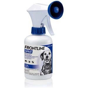 Frontline Spray Antiparassitario 250 ml per Cani e Gatti - Protezione da Zecche, Pulci e Pidocchi