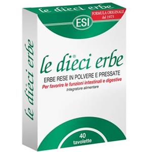 ESI Srl Esi Le Dieci Erbe Integratore Intestinale 40 Tavolette