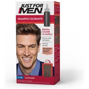 COMBE ITALIA Srl Just for Men Shampoo Colorante Per Uomo Castano Scuro