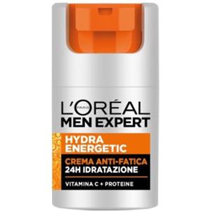 L'OREAL ITALIA SpA DIV. CPD L'Oréal Paris Men Expert Crema Idratante Uomo Anti-Fatica Hydra Energetic, Combatte le Occhiaie e Dona Intensa Idratazione, Arricchita con Proteine e Vitamina C, 50 ml