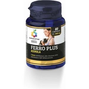 OPTIMA NATURALS Srl COLOURS OF LIFE FERRO PLUS 60 COMPRESSE 1000 MG