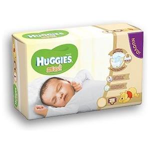KIMBERLY CLARK ITALIA Huggies Bébé Base Pannolini Taglia 1 (2-5 Kg) 28 Pezzi