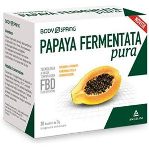 ANGELINI (A.C.R.A.F.) SpA Body Spring Papaya Fermentata Pura Integratore Antiossidante 30 Bustine