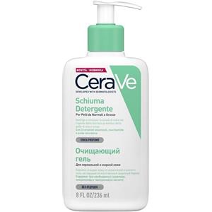 CERAVE (L'Oreal Italia SpA) CeraVe Schiuma Detergente Seboregolatrice Viso e Corpo, Per Pelli da Normali a Grasse, 236 ml
