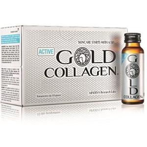 MINERVA RESEARCH LABS Gold Collagen Active Integratore 10 Flaconcini