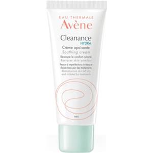 AVENE (Pierre Fabre It. SpA) Eau Thermale Avène Cleanance Hydra Crema Lenitiva Nutriente, compensa gli effetti disidratanti dei trattamenti dermatologici anti-acne, Pelle secca a tendenza acneica, 40ml