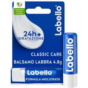BEIERSDORF SpA Labello Classic Care Balsamo Labbra 4.8 g, Burrocacao labbra classico fondente sulle labbra