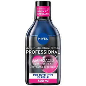 NIVEA (BEIERSDORF SpA) Nivea Micellair Professional Acqua Micellare Bifase 400ml, Detergente viso e occhi struccante bifase
