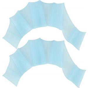 Alomejor Pinne per Nuoto a Mano - Acquatici Palm Swim Flippers con Dita Palmate Paddle - Grande Varco per Adults(M)