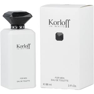 Korloff In White Eau de Toilette Uomo 88ml - Fragranza Aromatica e Speziata, Elegante e Mascolina