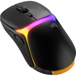 GLORIOUS Gaming - Model O3 mouse da gaming wireless: batterie sostituibili InfinitePlay, polling da 8k, switch ottici da 130 milioni di clic, ultraleggero (66 g), sensore ottico 30K DPI, RGB - Nero