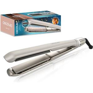 Cecotec Piastra per Capelli Stretta Lisse Plasma. 45W, Rivestimento Ceramico, Tecnologia Plasma, Piastre Galleggianti 3D, Capelli Senza Crespo, Temp. Regolabile 170º-230ºC, Spegnimento Automatico