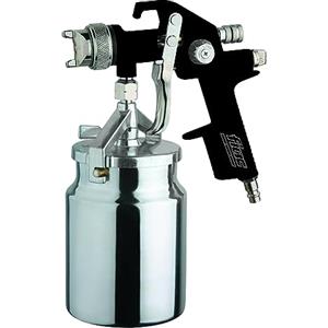 FIAC Pistola a Spruzzo per Verniciare modello 1865, Aerografo semi-professionale con Serbatoio per Vernice da 1L, Ugello in Inox, Pressione Max 3 Bar