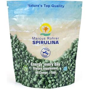 GIURIATI GROUP INTERNATIONAL Marcus Rohrer Spirulina | Integratore Spirulina Vegano | 90 Compresse