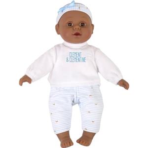 CLEMENT CLEMENTINE - Bambolotto in Pigiama - Giocattolo per Bambini - 056331 - Blu - Bambola - Bebè - Manichino - Coccolare - Gioco di Imitazione - Regalo - Compleanno - 31 cm - A Partire da 12 Mesi